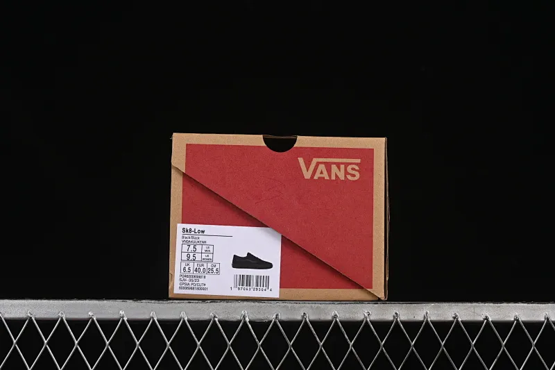 All categories Vans Vans series Vans Low Vans low-top Vans Sk8-Low Vans Black Warrior non-slip casual skateboard shoes VN0A4UUKENR